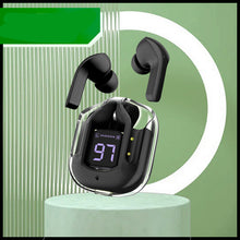 Lade das Bild in den Galerie-Viewer, New Mini Transparent Wireless Bluetooth Headset Digital Display ENC Noise Reduction True Wireless Sports Music cjdropshipping