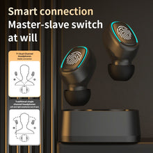 Lade das Bild in den Galerie-Viewer, Wireless Bluetooth Headset Touch Light Mini High Quality Earplugs Anti Sweat HD Sound Quality Stereo Universal Headset DSers