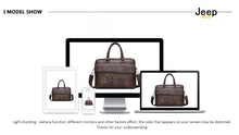 Lade das Bild in den Galerie-Viewer, JEEP BULUO Men Briefcase Leather Handbag【3 Colors】 Blossom Online UG