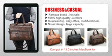 Lade das Bild in den Galerie-Viewer, JEEP BULUO Men Briefcase Leather Handbag【3 Colors】 Blossom Online UG