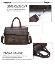 Lade das Bild in den Galerie-Viewer, JEEP BULUO Men Briefcase Leather Handbag【3 Colors】 Blossom Online UG