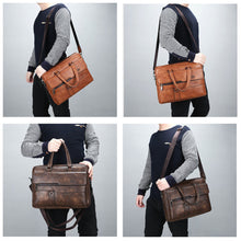 Lade das Bild in den Galerie-Viewer, JEEP BULUO Men Briefcase Leather Handbag【3 Colors】 Blossom Online UG