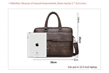 Lade das Bild in den Galerie-Viewer, JEEP BULUO Men Briefcase Leather Handbag【3 Colors】 Blossom Online UG