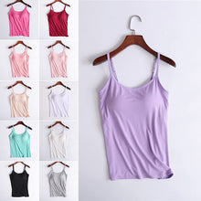Lade das Bild in den Galerie-Viewer, 2023 Sale 48% Off - Tank with Built-In Bra Xuvings Store