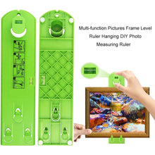 Lade das Bild in den Galerie-Viewer, New DIY Photo Frame Level Ruler Picture Frame Hanger Hooks Easy Wall Hanging Tools Photo Hang Levels Ruler Multi-Tool Dropshippe