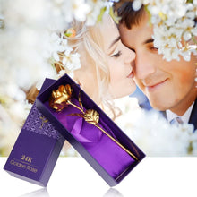 Lade das Bild in den Galerie-Viewer, 24k Golden Rose nebula-light.com