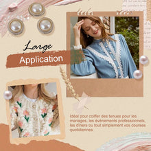 Lade das Bild in den Galerie-Viewer, Ensemble de Boutons de Broche de Couverture de Perles (10 pièces) ciaovie