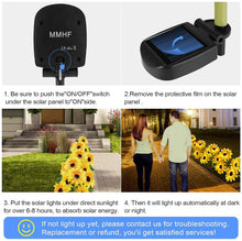 Lade das Bild in den Galerie-Viewer, Sunflower Solar Light - 2 Pack nebula-light.com
