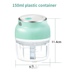 Lade das Bild in den Galerie-Viewer, 150ML/230ML Kitchen Portable Garlic Vegetable Food Processors Meat Mincer Electric Mini Chopper eprolo