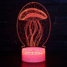 Lade das Bild in den Galerie-Viewer, 3D Jellyfish Night Light Lamp nebula-light.com
