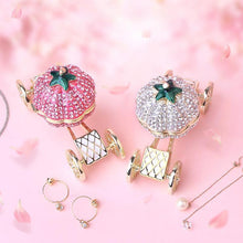 Load image into Gallery viewer, Boîte à Bijoux en Strass de Voiture de Citrouille ciaovie