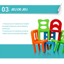 Lade das Bild in den Galerie-Viewer, Jeu d'équilibrage de tour d'empilement de chaises ciaovie