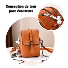 Lade das Bild in den Galerie-Viewer, Sac à Bandoulière Carré en PU pour Téléphone Portable ciaovie