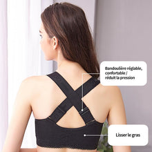 Lade das Bild in den Galerie-Viewer, Fermeture Avant Soutien-gorge Avec Bandoulière De Dos Croisé ciaovie