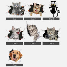 Load image into Gallery viewer, Autocollant de Voiture de Mignon Animal créatif en simulation 3D ciaovie
