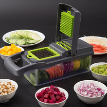 Lade das Bild in den Galerie-Viewer, Kitchen Accessories Multifunctional Vegetable Cutter Fruit Slicer Grater Cutter Peeler Potato Slicer Drain Basket Mandoline Tool