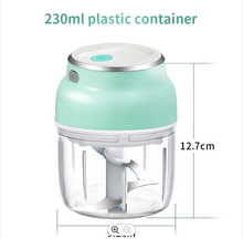 Lade das Bild in den Galerie-Viewer, 150ML/230ML Kitchen Portable Garlic Vegetable Food Processors Meat Mincer Electric Mini Chopper eprolo