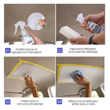 Load image into Gallery viewer, Agent de nettoyage de tissu intérieur de voiture ciaovie
