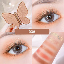Load image into Gallery viewer, New Fashion 6 Colors Butterfly Eye Shadow Palette Glitter Shimmer Matte Eyes Makeup Waterproof Long-lasting Easy to Color TSLM2