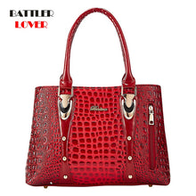 Lade das Bild in den Galerie-Viewer, Famous Brand Women Handbags Ladies Luxury Shoulder Totes Designer 2020 Crocodile Leather Bags for Female Satchels