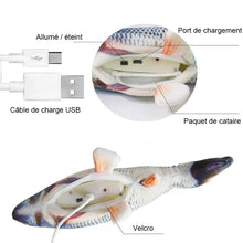 Lade das Bild in den Galerie-Viewer, Jouet de Simulation de Poisson pour Chat Charge USB ciaovie