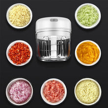 Lade das Bild in den Galerie-Viewer, 100/250ml Mini USB Wireless Electric Garlic Masher Press Mincer Vegetable Chili Meat Grinder Food Chopper Kitchen Tools eprolo