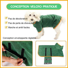 Lade das Bild in den Galerie-Viewer, Peignoir pour animaux de compagnie super absorbant ciaovie
