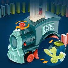 Lade das Bild in den Galerie-Viewer, Ensemble de Blocs de Train Domino Jouet de Construction et d'Empilage ciaovie
