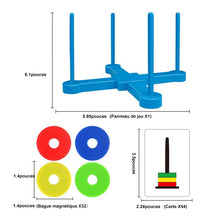Lade das Bild in den Galerie-Viewer, Jeu de Société D'anneaux D'allumettes Magnétiques ciaovie