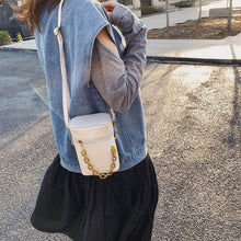 Lade das Bild in den Galerie-Viewer, Petit Sac à Bandoulière Chaîne en Motif de Crocodile ciaovie