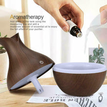 Load image into Gallery viewer, Ultrasonic Humidifier Oil Diffuser Air Purifier Aromatherapy with LED Lights cjdropshipping