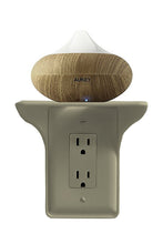 Lade das Bild in den Galerie-Viewer, Wall Outlet Shelf Power Perch, White/Black/Almond