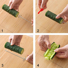 Lade das Bild in den Galerie-Viewer, Vegetables Spiral Knife Potato Carrot Cucumber Salad Chopper Easy Spiral Screw Slicer Cutter Spiralizer Kitchen Tools