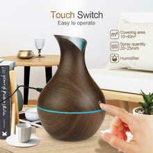 Load image into Gallery viewer, Ultrasonic Humidifier Oil Diffuser Air Purifier Aromatherapy with LED Lights cjdropshipping