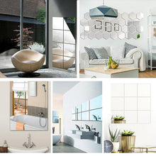 Lade das Bild in den Galerie-Viewer, Feuilles Muraux Miroir en Plastique ciaovie