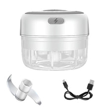 Lade das Bild in den Galerie-Viewer, 100/250ml Mini USB Wireless Electric Garlic Masher Press Mincer Vegetable Chili Meat Grinder Food Chopper Kitchen Tools eprolo