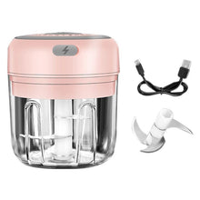 Lade das Bild in den Galerie-Viewer, 100/250ml Mini USB Wireless Electric Garlic Masher Press Mincer Vegetable Chili Meat Grinder Food Chopper Kitchen Tools eprolo