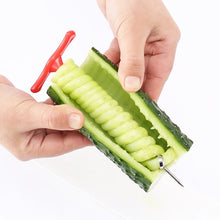 Lade das Bild in den Galerie-Viewer, Vegetables Spiral Knife Potato Carrot Cucumber Salad Chopper Easy Spiral Screw Slicer Cutter Spiralizer Kitchen Tools