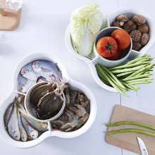 Lade das Bild in den Galerie-Viewer, Plastic Wash Vegetable Fruit Basket Platter Drain Basket Detachable Kitchen Colander Fruit Plate Vegetable Basket Kitchen Tools