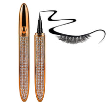 Lade das Bild in den Galerie-Viewer, Magic Self Adhesive Lashes Eyeliner Long Lasting No Glue Non Blooming Quick Drying Eyelashes Sticking Eye liner Pencil 6 color DSers