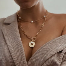 Lade das Bild in den Galerie-Viewer, 17KM Trendy Multilayered Butterfly Pearl Necklace For Women Fashion Sun Star Gold Pearl Choker Necklaces 2021 Trend Jewelry Gift DSers