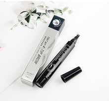 Lade das Bild in den Galerie-Viewer, 4 Points Eyebrow Pen 5 Colors Liquid Brow Pencil Dark Brown Microblading Eyebrow Pencil Waterproof Eyebrow Tattoo Pen Cosmetic DSers