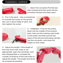 Load image into Gallery viewer, Adjustable Sport Hoops Abdominal Thin Waist Exercise Detachable Massage Hoops Fitness Equipment Gym Home Training Thin waist fitness equipment