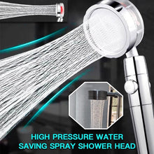 Load image into Gallery viewer, Turboflow 360 Degrees Water Saving Rotating Power Shower Head DSers