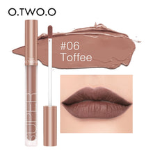Load image into Gallery viewer, O.TWO.O Matte Velvet Liquid Lipstick Waterproof Rich Color Long Lasting Lips Makeup Lightweight Lip Gloss 12 Color OMG Shop Zone
