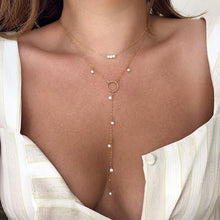 Lade das Bild in den Galerie-Viewer, 17KM Trendy Multilayered Butterfly Pearl Necklace For Women Fashion Sun Star Gold Pearl Choker Necklaces 2021 Trend Jewelry Gift DSers