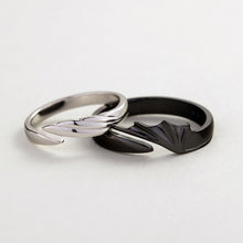 Load image into Gallery viewer, Angel And Devil Couple Rings 100% 925 Sterling Silver DSers