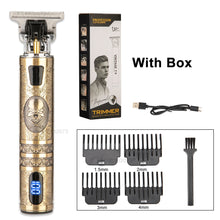 Lade das Bild in den Galerie-Viewer, T9 Electric Wireless Hair Trimmer Shaver Beard Trimmer Hair Cutting Machine For Barber Men