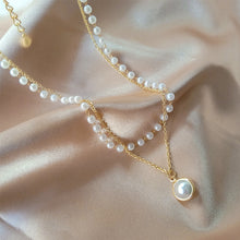 Lade das Bild in den Galerie-Viewer, SUMENG New Fashion Kpop Pearl Choker Necklace Cute Double Layer Chain Pendant For Women Jewelry Girl Gift DSers