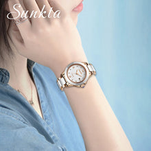 Lade das Bild in den Galerie-Viewer, SUNKTA - Rose Gold New Creative Waterproof Quartz Watches For Women OMG Shop Zone